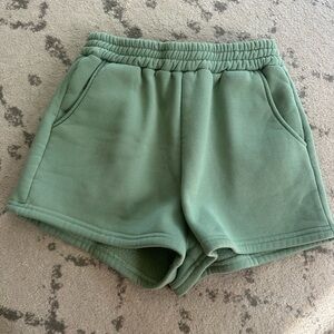 SHEIN Green Athletic Shorts